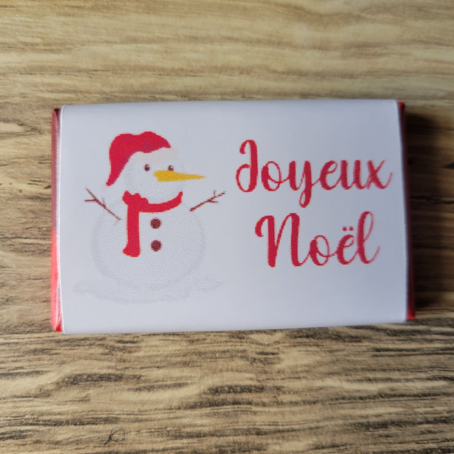 Chocolat individuel (Marque-place) Noël