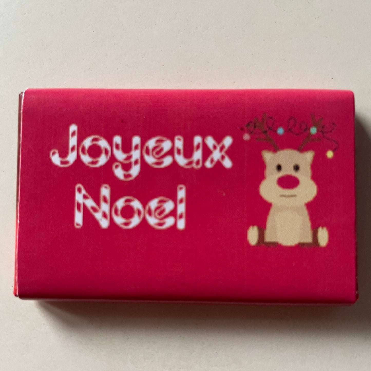 Chocolat individuel (Marque-place) Noël