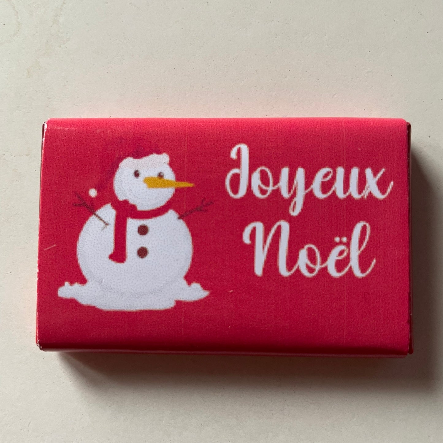 Chocolat individuel (Marque-place) Noël